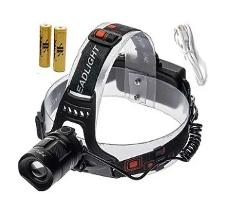 Налобний ліхтар X-balog BL-T32-P50 + zoom + microUSB + 2х18650 + 3 режими - фото 3