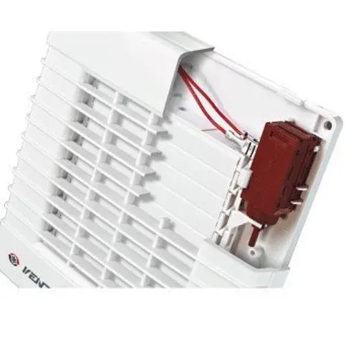 Вентилятор бытовой вытяжной Vents 100 МА с жалюзями Белый 30412 - фото 6