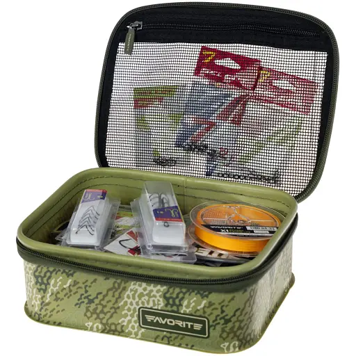 Коробка Favorite Eva Tackle Box TCLB-S 205x160x70mm Khaki - фото 5
