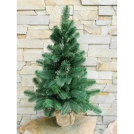 Ялинка Hvoya Premium лита в мішковині 70 см зелена - фото 3