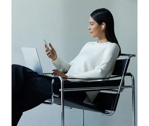 Навушники бездротові Sony WF-C710N міні стерео блютуз гарнітура (WFC710NW.E) білі - фото 6