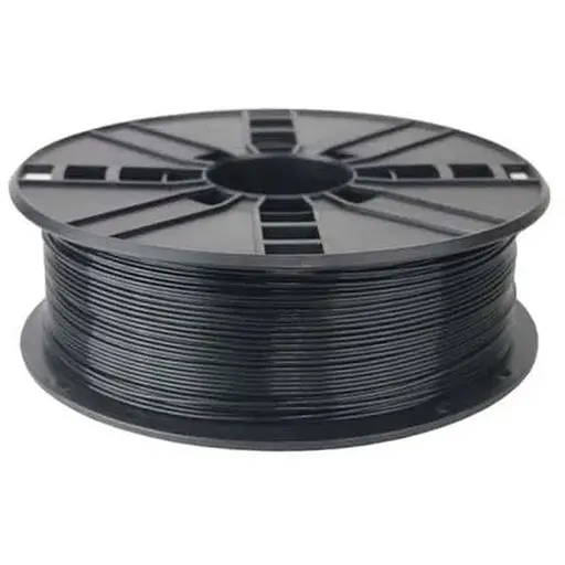 Пластик для 3D друку Gembird, PLA, Black, 1.75 мм, 1 кг (3DP-PLA1.75-01-BK)