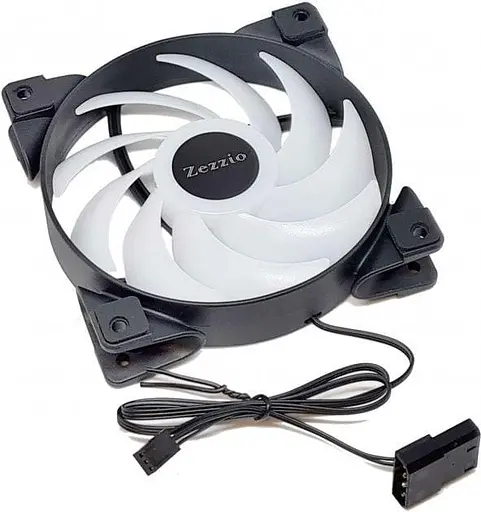 Комплект вентиляторів Zezzio ZC-120 SRGB 3 in 1 Kit (ZC-120 Colorful 3in1) - фото 5