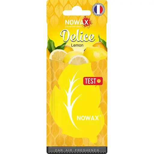 Ароматизатор воздуха целлюлозный Nowax серия Delice Lemon - фото 1