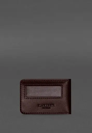 Кожаная обложка для удостоверения БЭБ (Бюро экономической безопасности Украины) Бордовая - фото 5