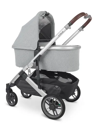 Люлька Uppababy Carrycot-Stella Grey Brushed Melange Silver Frame (0920-BAS-EU-STL) - фото 2