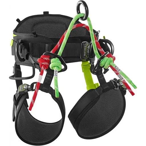 Страховочная система Edelrid TreeRaptor Black/Green S/M (1017-820240142190) - фото 2