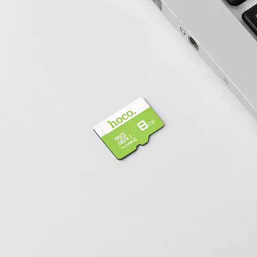 Карта памяти Hoco TF 8GB SDHC Class10 USB2.0 High-Speed ​​зеленый - фото 2