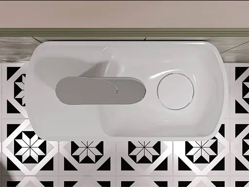 Умивальник Miraggio Helix R глянсовий 0001549, Білий - фото 5