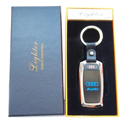 Элегантный Брелок-Зажигалка Для Ключей AUDI - Светодиодная Лампа Накаливания С ЖК-Экраном - фото 6