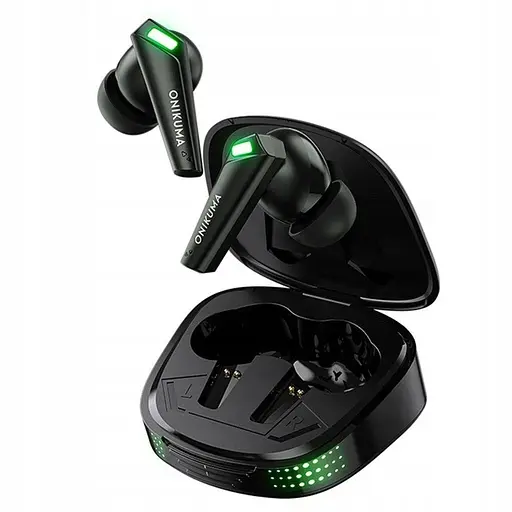 Геймерські Bluetooth навушники Onikuma T308 із зарядним кейсом Ігрова гарнітура Чорний - фото 2
