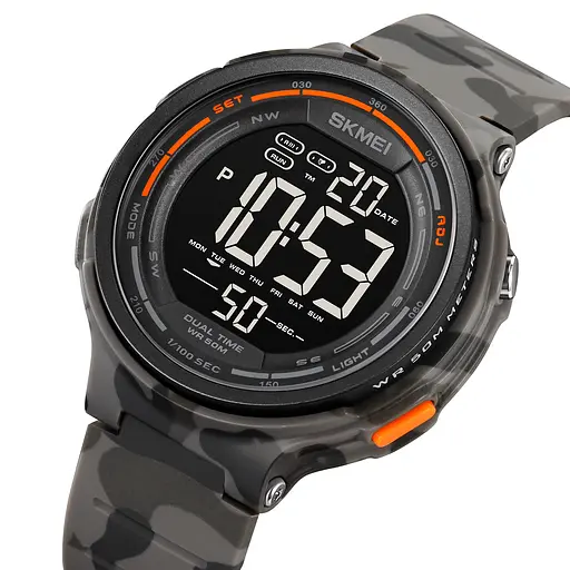 Наручний годинник чоловічий 1841CMGY Grey Camo Skmei acs0030551 - фото 2