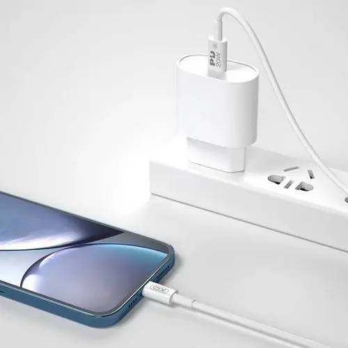 Кабель XO NB-Q189B PD20W Charger Cable Type-c to Lightning 2 м Білий - фото 1