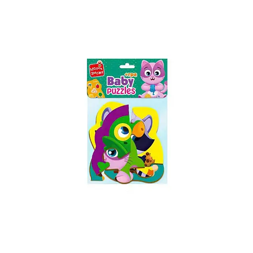 Пазлы макси с игрой Малыш Сможет «Домашние любимцы» Vladi Toys VT1722-21 Укр - фото 2