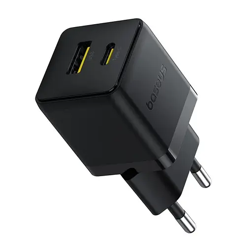 СЗУ Baseus Palm Fast Charger 30W (1USB-A/1C) + кабель Type-C to Type-C (P1011160A) - фото 5