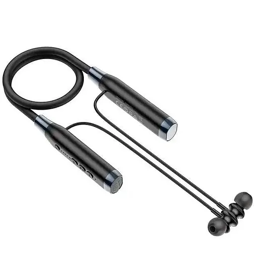 Навушники бездротові Hoco ES62 Pretty neck-hang BT5.3 earphones, TF 32GB, 800mAh, 120h, 96 см, black - фото 4