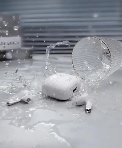 Беспроводные наушники Baseus True Wireless Earphones Bowie E8, IPX5, BT5.3, DCLL, 40mAh, 350mAh, 5h, White NGE8-02 - фото 7