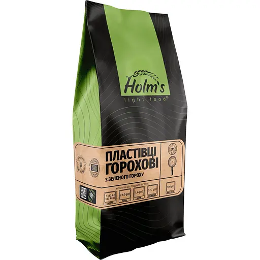 Пластівці горохові Holm's light food з зеленого гороху 500 г