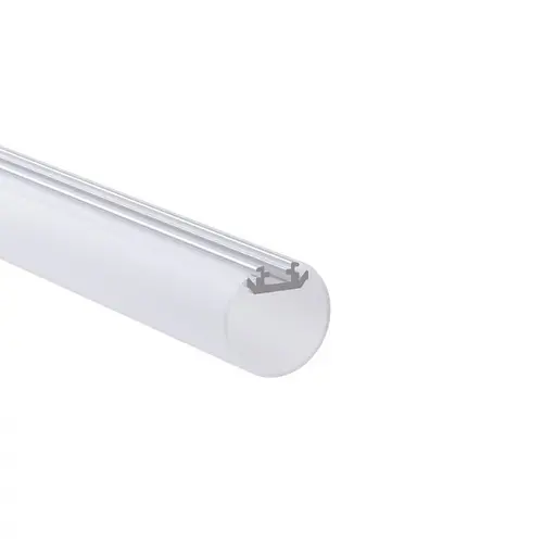 Профиль круглый D40 мм рассеиватель PC в комплекте 2 м Kloodi KLPT40 2 - фото 1