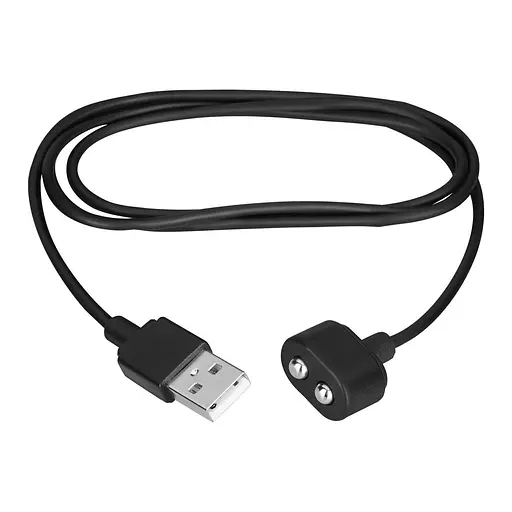 Запасной кабель Satisfyer USB charging cable для игрушек Black - фото 2
