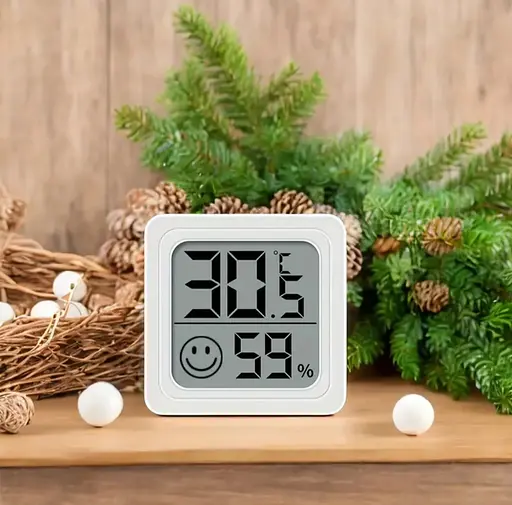 Міні РК-цифровий термометр і гігрометр — портативний вимірювач температури та вологості для дому та вулиці - фото 3
