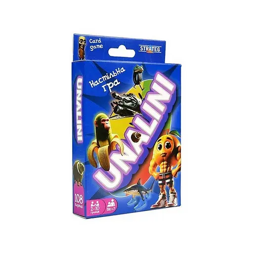 Карткова гра "Уналіні" Strateg 30920, 108 гральних карток - фото 1