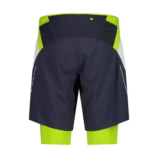 Шорти CMP Men's Two-in-One Running Shorts Lime Green M (1097-32C6747-08NN 48) - фото 3