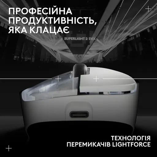 Миша Logitech G Pro X Superlight 2 DEX White (910-007365) - фото 7