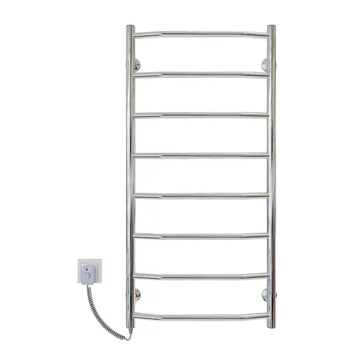 Электрический полотенцесушитель Kosser Трапеция 1000x500/8 EL рег. ДТ18EL, Хром, Левое - фото 2