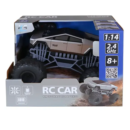 Автомобіль на радіокеруванні KS Drive Bigfoot Off-Road Cyber Ride сріблястий (SL-8362ARHG) - фото 11