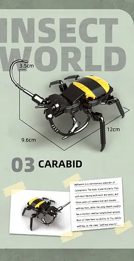 Конструктор насекомые  WOMA развивающий научный 8в1 живой мир 600 деталей - фото 7