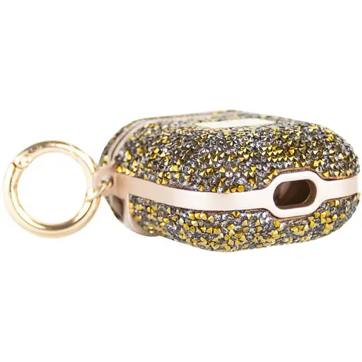 TPU чохол Bling World Rock Diamond для навушників AirPods 1/2 Золотий - фото 5