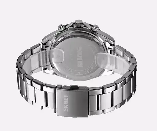 Чоловічий класичний годинник Skmei 9259 Сріблясті - фото 6