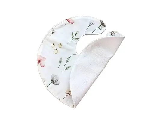 Непромокаемый слюнявчик Moontime "Цветочки" - фото 2