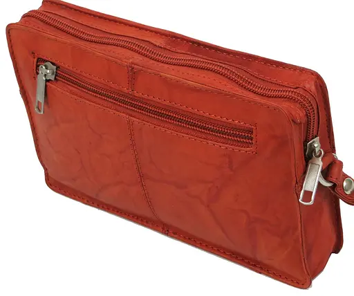 Чоловіча шкіряна барсетка Always Wild 3х12х20 см acs0018071 - фото 6