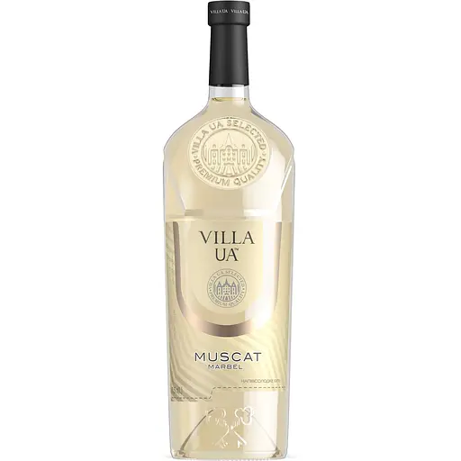 Вино Villa UA Muscat біле напівсолодке 1.5 л