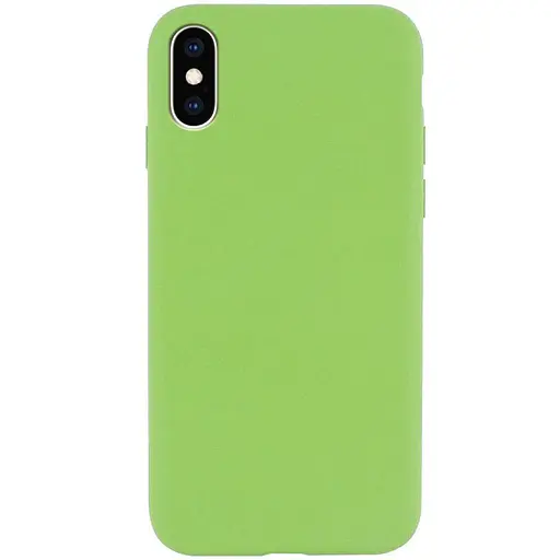 Чехол Epik Silicone Case Full Protective AA NO LOGO для Apple iPhone X/XS 5.8 Мятный/Mint