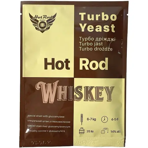Турбо дріжджі Hot Rod Distiller Whiskey на 25 л 71 г