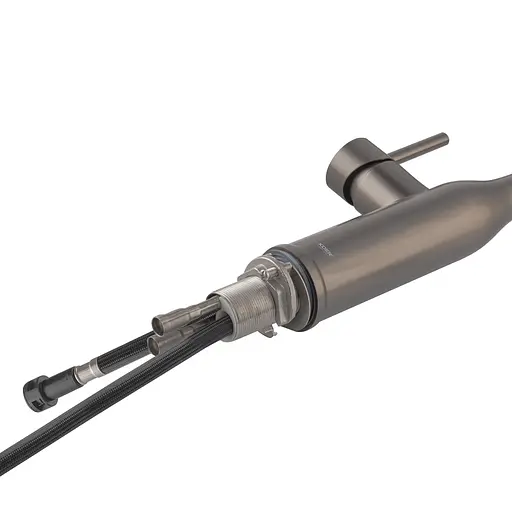 Змішувач для кухні з висувним виливом Koer KI-70004-07 KR3387 Графіт - фото 5