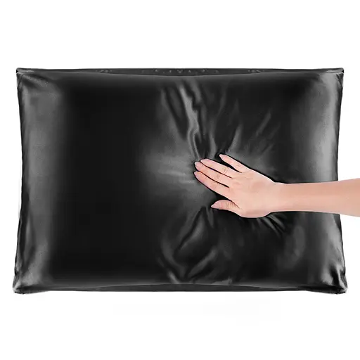 Шовкова наволочка «Чумацький Шлях» для подушки 70х50 см Наволочка від зморшок зі 100% натурального шовку Mulberry 19 моммі Чорний - фото 4