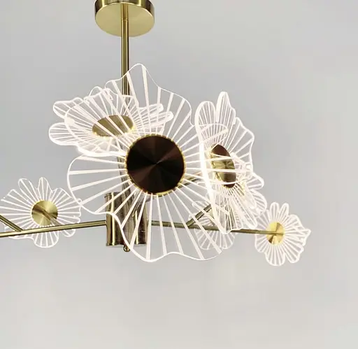 Сучасна люстра у флористичних мотивах Line.F C 10/9 - фото 4