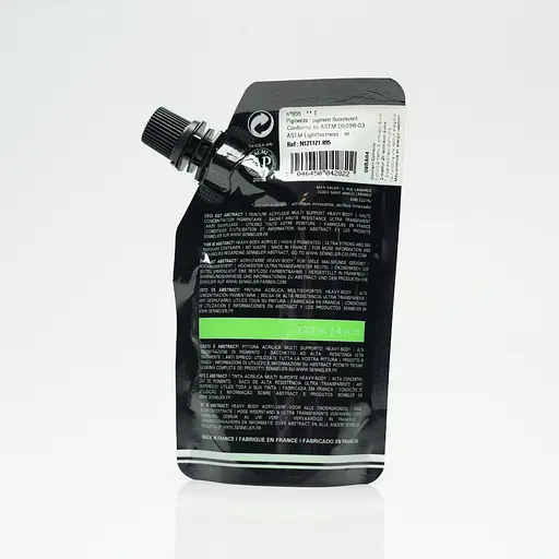 Акрилова фарба Sennelier Abstract, 120 мл, Флуоресцентний зелений (Fluo Green) - фото 2