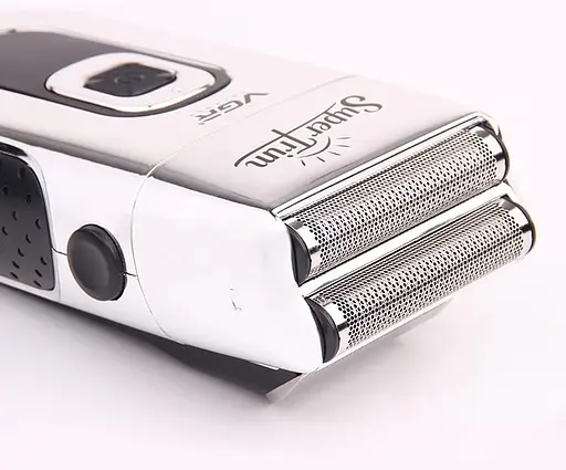 Профессиональный шейвер бритва VGR V-332 Super Trim двойное лезвие триммер LED дисплей 8 Вт Серебряный - фото 5