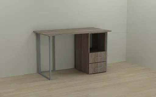 Компьютерный стол Ferrum-decor Отто 75x120x70 серый ДСП Дуб Сонома Труфель 16мм (FRD-101513)