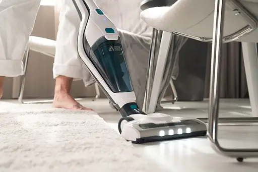 Пылесос беспроводной Ardesto 85 Вт автономная работа до 35 мин HEPA турбощетка с LED белый - фото 4