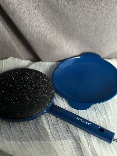 Антипригарная блинница, электрическая сковорода для блинов SOKANY SK-07057 20 см 600Вт - фото 3