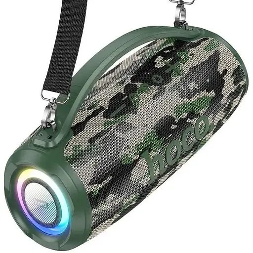 Бездротова акустика — портативна колонка Hoco HA4 Surge 2*20 W з підсвітка - фото 1