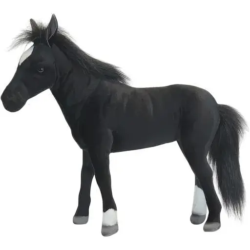М'яка іграшка Hansa Чорний жеребець 40 см (6526)