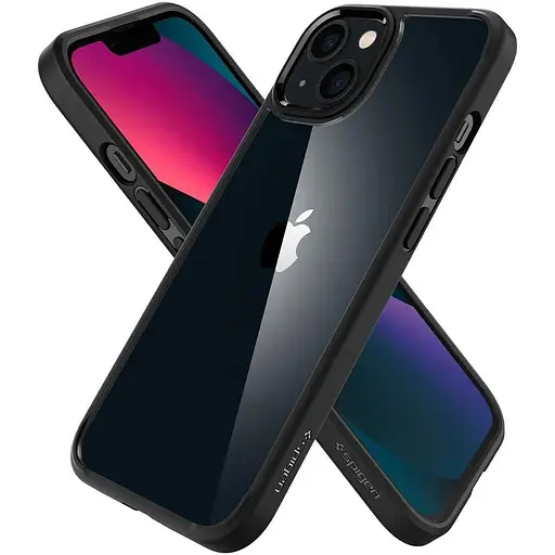 Оригинальный противоударный чехол Spigen для iPhone 13 Ultra Hybrid Matte Black ACS03523 - фото 8