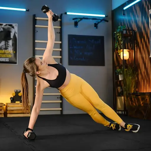 Гантеля шестигранная Trex Sport прорезиненная TX-100RD 10кг - фото 8